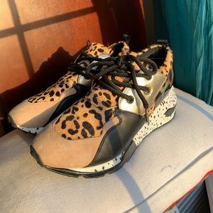 Steve Madden Leopard Tennis Shoes